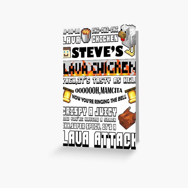 Item preview, steves lava chicken song designed and sold by jackson art station .