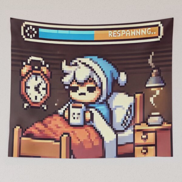 Item preview, Respawn. Retry. Refill Coffee – Rough Morning Activated designed and sold by GalenaDeco.