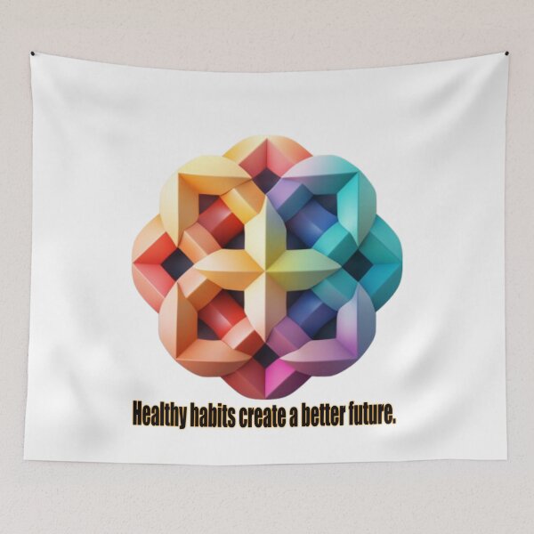 Item preview, Healthy habits create a better future. designed and sold by fanzen69.