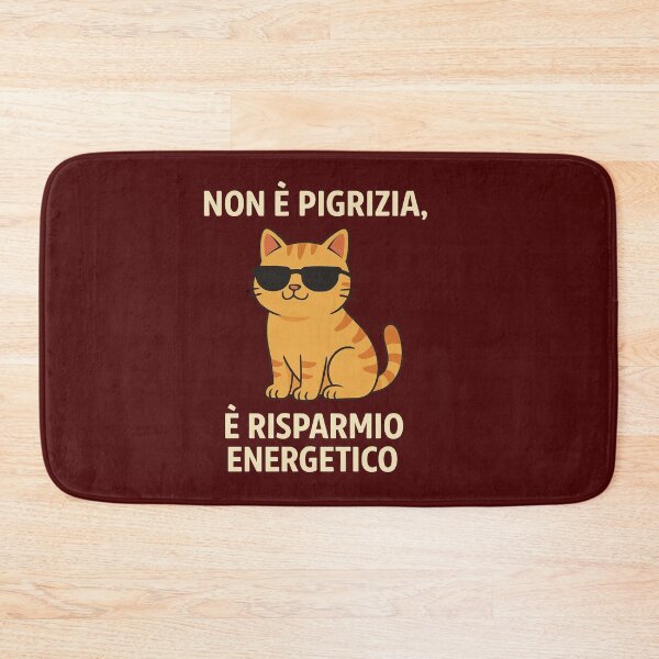 Item preview, Gatto pigro divertente – Non è pigrizia, è risparmio energetico designed and sold by Giomyke16.