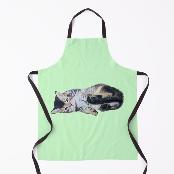 Item preview, Little Kitten (green) designed and sold by SandraWarmerdam.