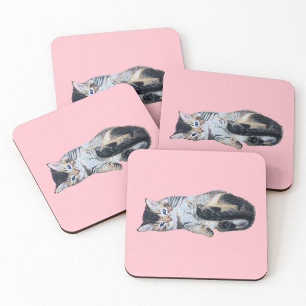 Item preview, Little Kitten (pink) designed and sold by SandraWarmerdam.