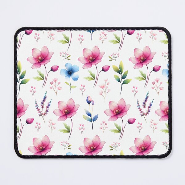 Item preview, Retro watercolor poppy flower Garden  designed and sold by Charmy Design.
