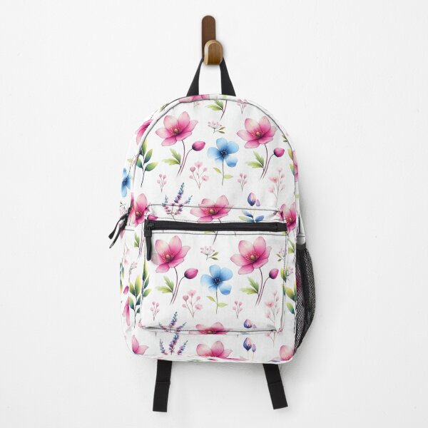 Item preview, Retro watercolor poppy flower Garden designed and sold by Charmy Design.