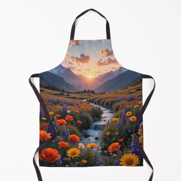 Item preview, vibrant meadow filled with colorful wildflowers designed and sold by InezPhotography.