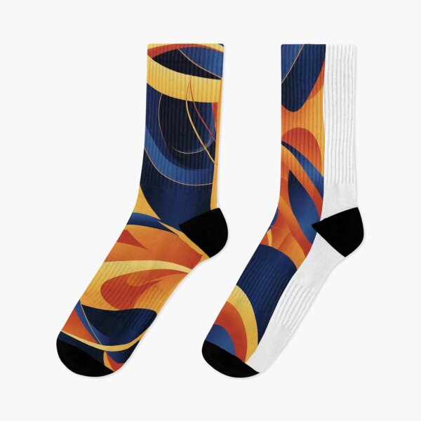 Item preview, Abstract 3D illustration in Blue and Yellow designed and sold by PeggyMacStudio.