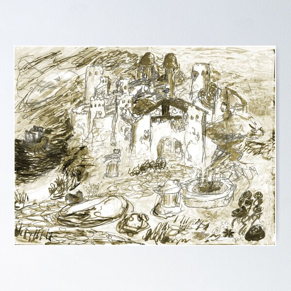 Item preview, castle landscape designed and sold by mushroomchan.