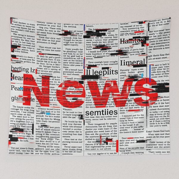 Item preview, Typographic pattern #1 designed and sold by Kaleidoscope Print.