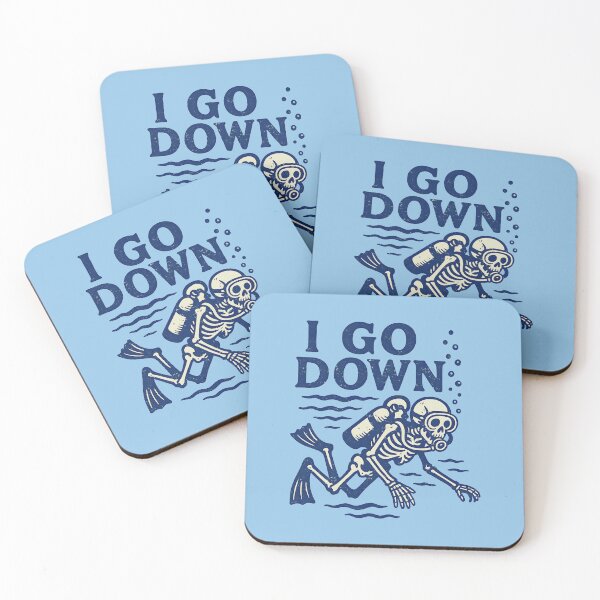 Item preview, Scuba Diving I Go Down designed and sold by CreepyCornerArt.