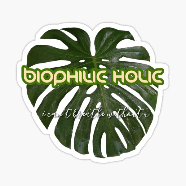 Vista previa del artículo con la obra «biopHilic Holic 009 - Monstera de hoja grande», diseñado y vendido por tubieArtDesign.