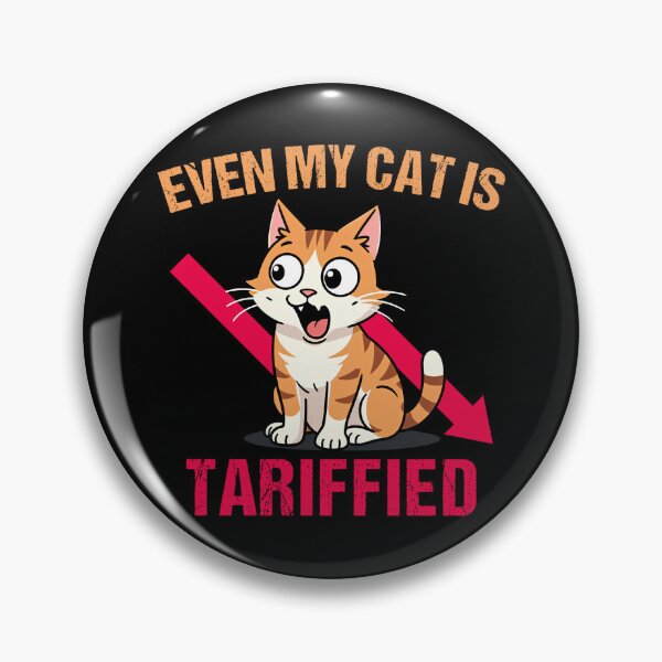 Item preview, Even My Cat Is Tarrified USA Tariff Funny Political designed and sold by Trendsecne.