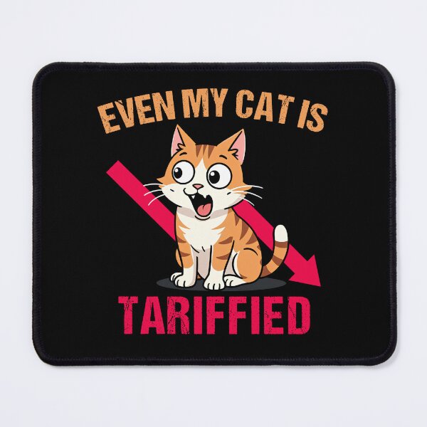 Item preview, Even My Cat Is Tarrified USA Tariff Funny Political designed and sold by Trendsecne.