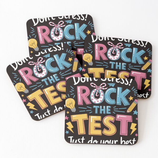 Item preview, Test Day Rock The Test Don't Stress Do Your Best Teacher designed and sold by MAKOPOKOShop.