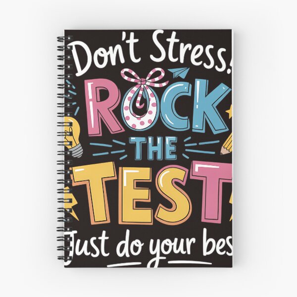 Item preview, Test Day Rock The Test Don't Stress Do Your Best Teacher designed and sold by MAKOPOKOShop.