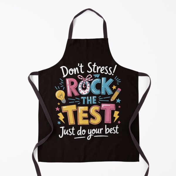 Item preview, Test Day Rock The Test Don't Stress Do Your Best Teacher designed and sold by MAKOPOKOShop.