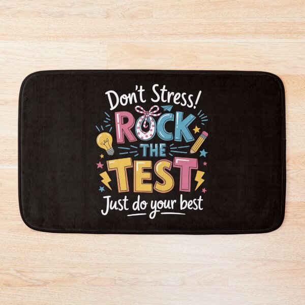 Item preview, Test Day Rock The Test Don't Stress Do Your Best Teacher designed and sold by MAKOPOKOShop.