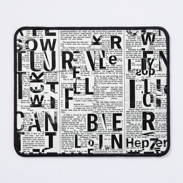 Item preview, Typographic pattern #4 designed and sold by Kaleidoscope Print.