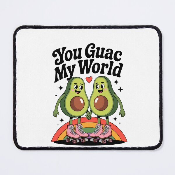 Item preview, You Guac My World – Cute Avocado Love Pun Design designed and sold by EpicMediaShop.