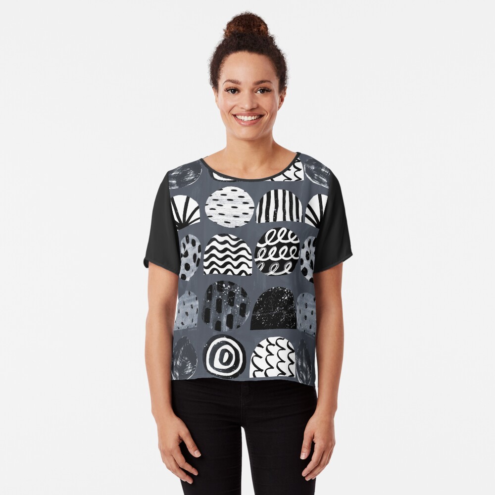 A Mixed Bag Chiffon Top