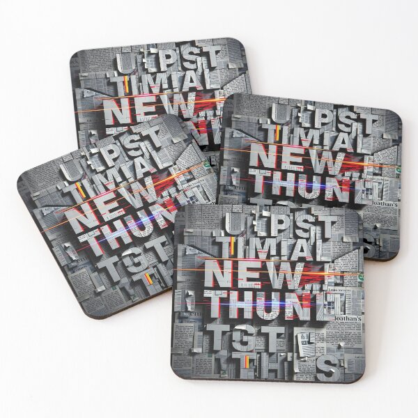 Item preview, Typographic pattern #5 designed and sold by Kaleidoscope Print.