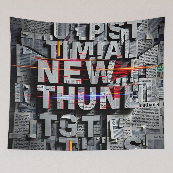 Item preview, Typographic pattern #5 designed and sold by Kaleidoscope Print.