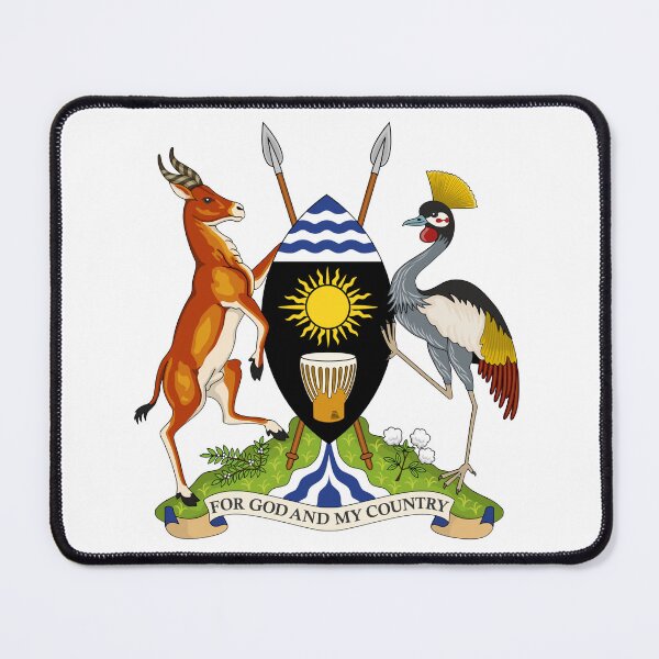 Item preview, Coat of Arms of Republic of Uganda designed and sold by Beluga Cat.