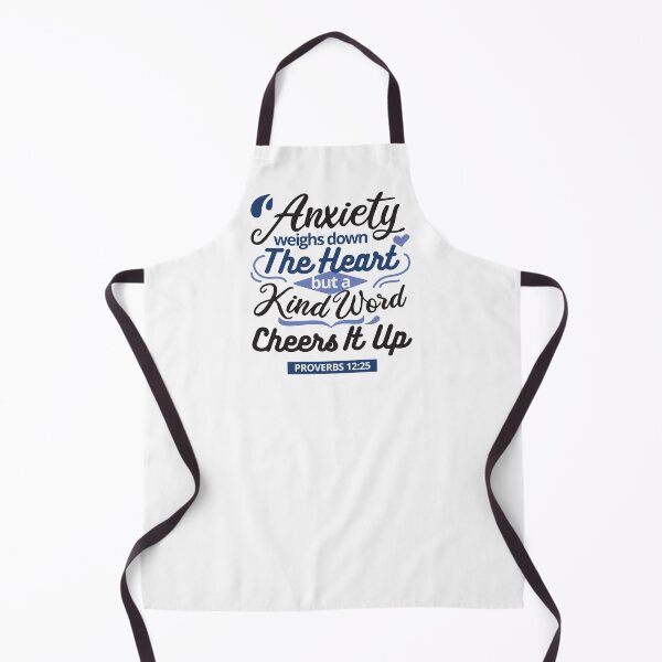 Item preview, Proverbs 12:25 Bible Verse – Kind Word Uplifts the Heart designed and sold by FlinArt.