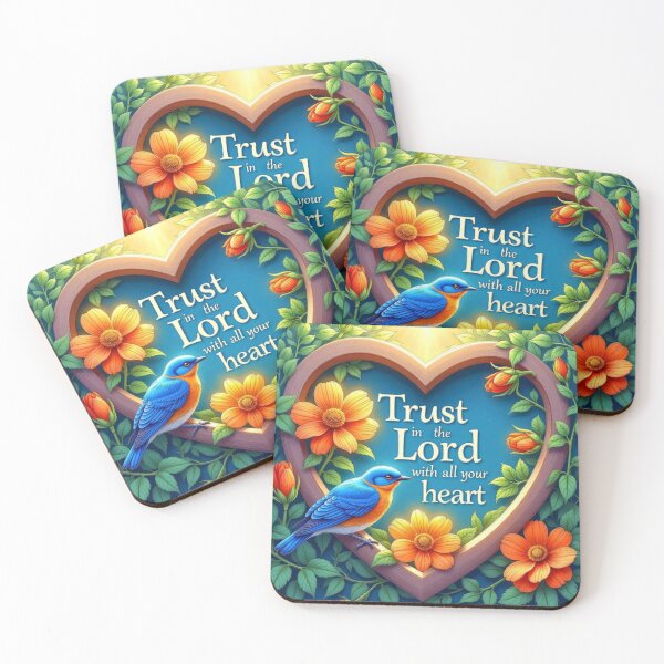 Item preview, Trust in the Lord bird heart designed and sold by MooreGifts.