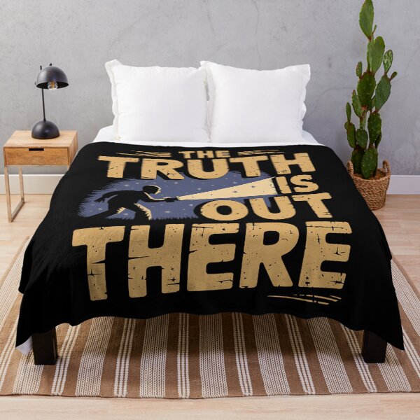 Item preview, The Truth Is Out There – Alien Conspiracy Theory Quote Design designed and sold by Evolved Ape.