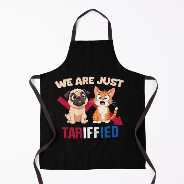 Item preview, We Are Just Tariffied Political Humor Pet designed and sold by Trendsecne.