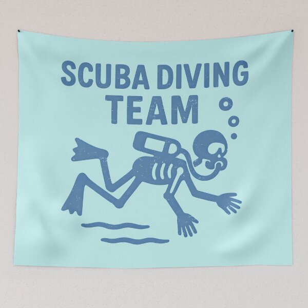 Item preview, Scuba Diving Team  designed and sold by CreepyCornerArt.