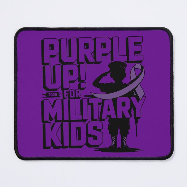 Item preview, Purple Up for Military Kids designed and sold by Suldaanstyle.