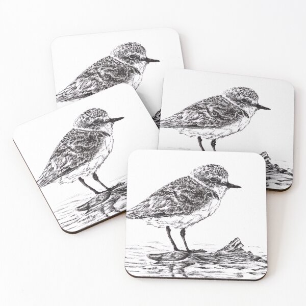 Item preview, Little ringed plover - coastal bird designed and sold by Vic94.