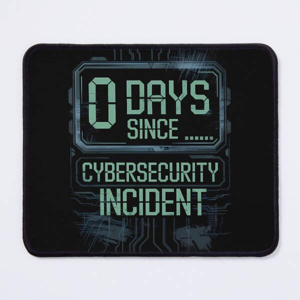 Item preview, 0 days since cybersecurity incident designed and sold by Funny Vintage Stickers And T-Shirts.