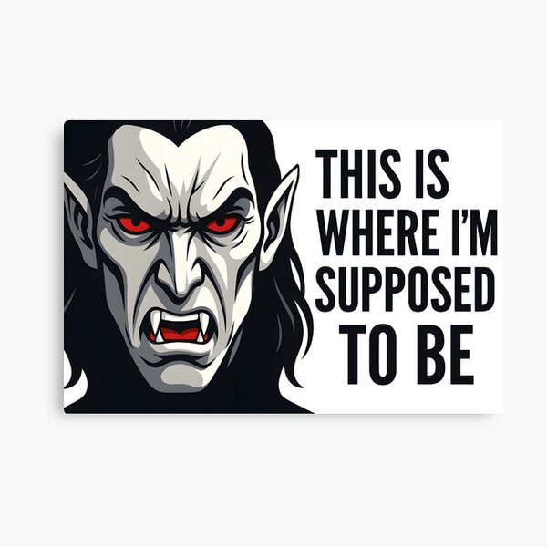 Item preview, "This Is Where I’m Supposed To Be" – Varney Close-Up Vector | Castlevania Inspired designed and sold by WAUZ.