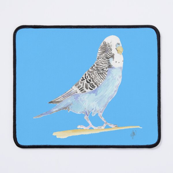 Item preview, Budgerigar Budgie Handpainted Watercolour designed and sold by Studio Lisa Jayne.
