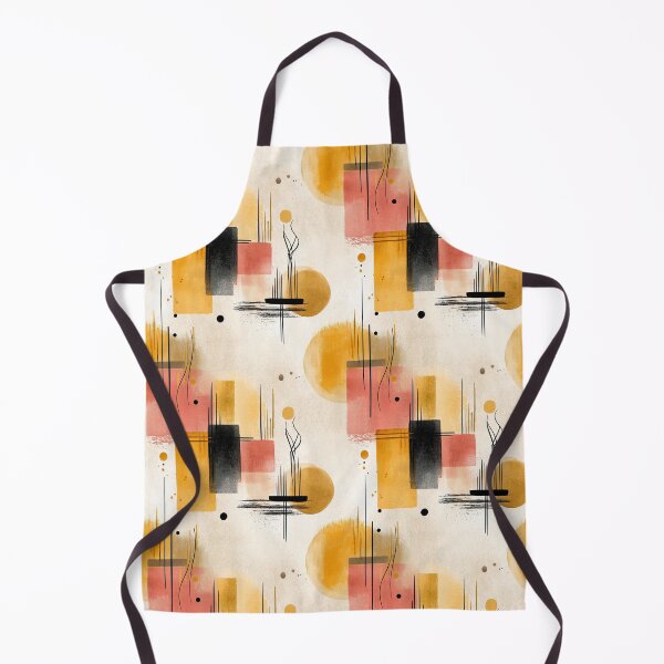 Item preview, Zen Abstract Rhythm – Warm Coral and Ochre Minimalist Pattern designed and sold by Moisky Patterns.