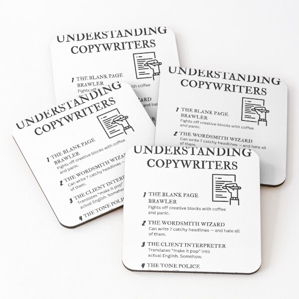 Item preview, Understanding Copywriters – Funny Creative Job Quotes for Writers & Marketers designed and sold by PsyFlow35.