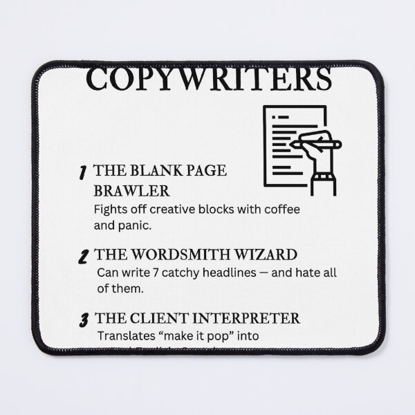 Item preview, Understanding Copywriters – Funny Creative Job Quotes for Writers & Marketers designed and sold by PsyFlow35.