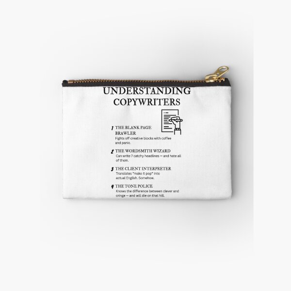 Item preview, Understanding Copywriters – Funny Creative Job Quotes for Writers & Marketers designed and sold by PsyFlow35.
