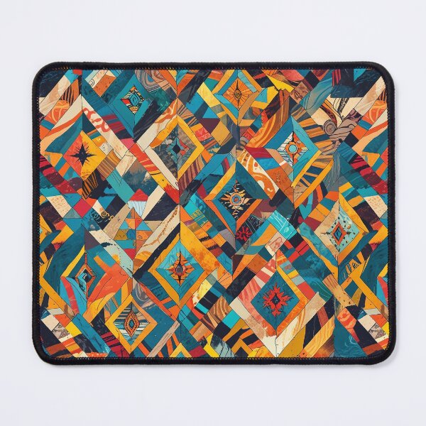 Item preview, Colorful tribal-inspired abstract design designed and sold by CoolPixels.