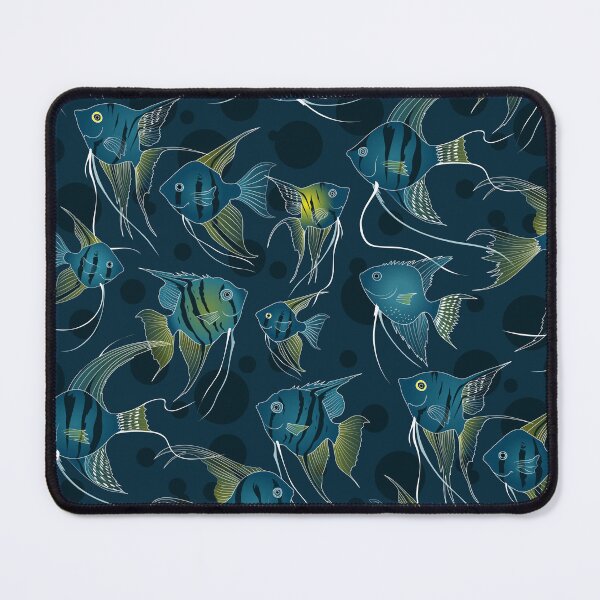 Item preview, angelfish - dark teal designed and sold by kobyakov.