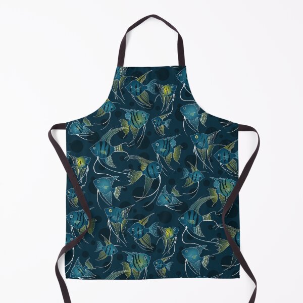 Item preview, angelfish - dark teal designed and sold by kobyakov.