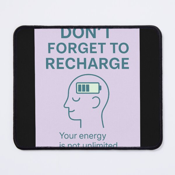 Item preview, Don’t Forget to Recharge – Digital Calm Battery Reminder | Mental Health Aesthetic Shirt & Sticker designed and sold by Laugh & Rewind .