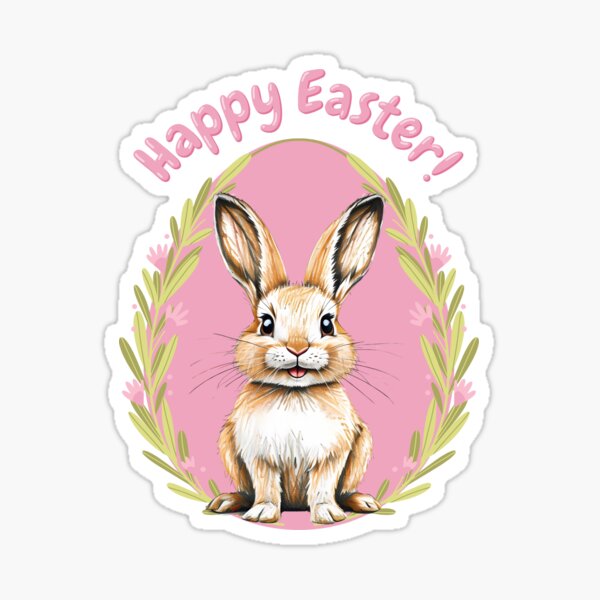 Aperçu de l'œuvre Joyeux lapin de Pâques créée et vendue par Looks Like Fun co..