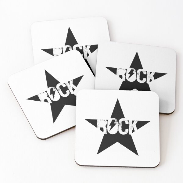 Item preview, Rock star in black designed and sold by BlackLineWhite.
