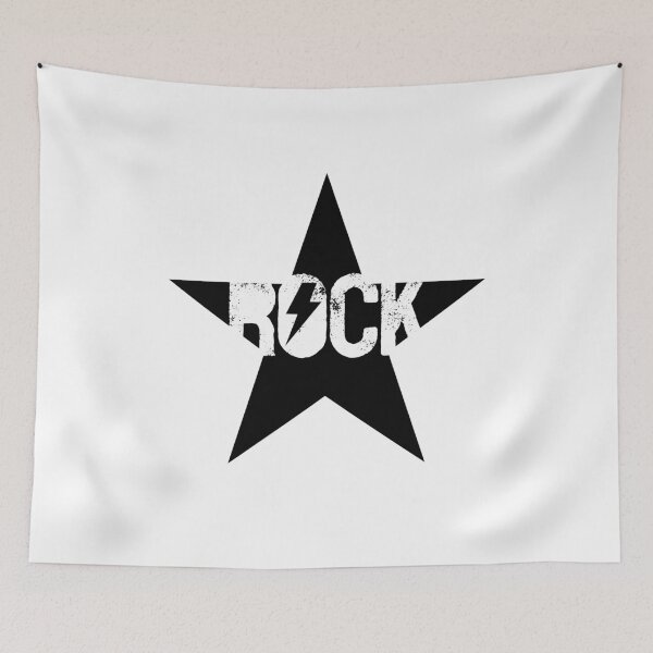 Item preview, Rock star in black designed and sold by BlackLineWhite.