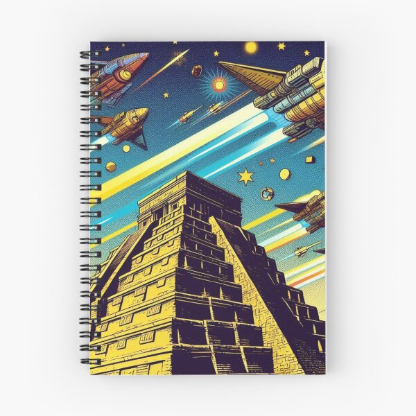 Item preview, Ancient mayan pyramids and spaceships  designed and sold by Dogandesighn.