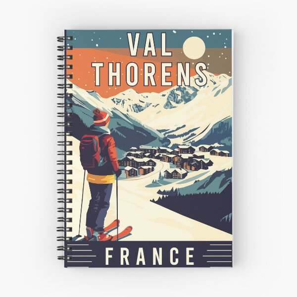 Item preview, Discover Alpine Ski Paradise Val Thorens in France - Travel Art designed and sold by turtlestart.