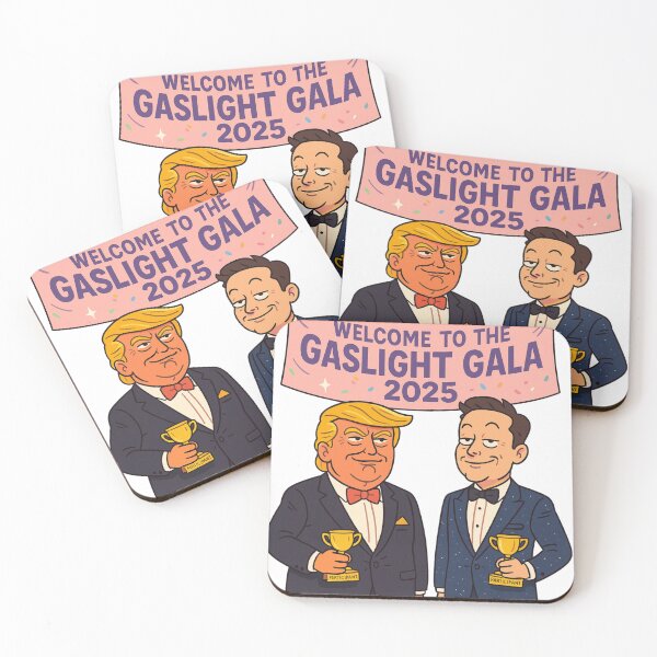 Item preview, Gaslight Gala 2025 – Satirical Political Cartoon Art designed and sold by Hydravisions.